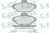Комплект гальмівних колодок передн, FIAT 500, PANDA, PUNTO, SEICENTO / 600 FORD KA 0.9-1.2LPG 11.97 LPR (05P1262) зображення 1