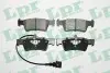 Комплект гальмівних колодок задн, VW CALIFORNIA T5 CAMPER, MULTIVAN T5, TOUAREG, TRANSPORTER T5 1.9D-6.0 10.02-03.18 LPR (05P1284) зображення 1