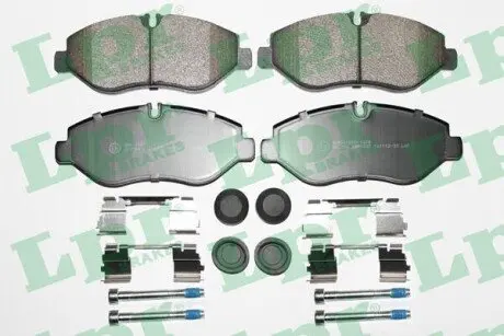 Комплект гальмівних колодок передн, IVECO DAILY III, DAILY IV, DAILY V, DAILY VI 2.3D-Electric 05.99 LPR 05P1297