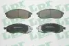 Комплект гальмівних колодок передн, NISSAN NAVARA, NP300, PICK UP, PRIMERA 1.6-3.2D 06.90 LPR (05P1343) зображення 1
