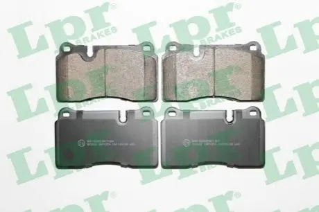 Комплект гальмівних колодок передн, AUDI A3, TT CHEVROLET CORVETTE SEAT LEON, LEON SC, LEON ST VW TOUAREG 2.0-6.2 10.02-08.20 LPR 05P1376 Купити в Україні