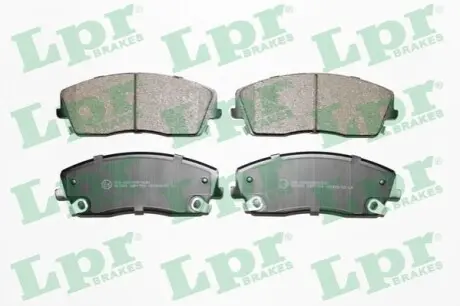 Комплект тормозных колодок из 4 шт. дисков LPR 05P1399