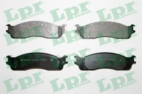 Тормозные колодки, дисковый тормоз.) LPR 05P1478