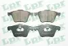 Комплект гальмівних колодок передн, VOLVO S60 II, S80 II, V60 I, V70 III, XC70 II FORD GALAXY II, GALAXY MK II, S-MAX 1.5-4.4 03.06-12.18 LPR (05P1507) зображення 1