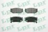 Комплект гальмівних колодок передн, SUZUKI SPLASH, SWIFT III, SWIFT IV 1.2-1.6 02.05 LPR (05P1594) зображення 1