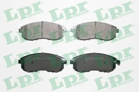 Комплект гальмівних колодок передн, FIAT SEDICI NISSAN CUBE SUZUKI SX4 1.5-2.0D 06.06 LPR 05P1605