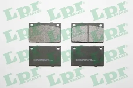 Комплект гальмівних колодок передн, VOLVO 140, 240, 260 1.8-2.8 08.66-08.93 LPR 05P161 Купити в Україні