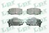 Комплект гальмівних колодок передн, HYUNDAI I10 I, I20 I, I20 II 1.0-1.6D 12.07-09.21 LPR (05P1633) зображення 1