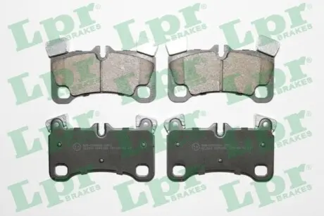 Комплект гальмівних колодок задн, AUDI Q7 PORSCHE CAYENNE VW TOUAREG 2.5D-6.0D 10.02-03.18 LPR 05P1655