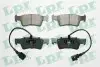 Комплект гальмівних колодок задн, PORSCHE CAYENNE VW TOUAREG 2.5D-6.0 09.02-03.18 LPR (05P1667) зображення 1