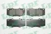 Комплект гальмівних колодок передн, TOYOTA HILUX VII 2.5D/3.0D 02.05 LPR (05P1682) зображення 1