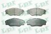Комплект гальмівних колодок передн, TOYOTA HILUX VII 2.5D/3.0D 03.05-09.15 LPR (05P1718) зображення 1