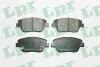 Комплект гальмівних колодок передн, HYUNDAI GRANDEUR, SONATA VI KIA OPTIMA 1.7D-3.0 06.10 LPR (05P1736) зображення 1