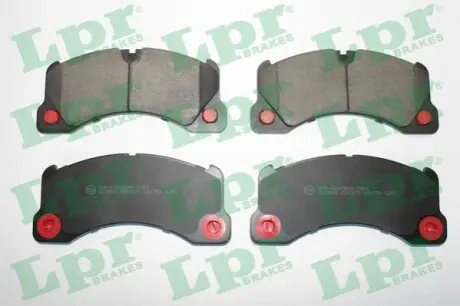 Комплект гальмівних колодок передн, PORSCHE CAYENNE, PANAMERA, PANAMERA SPORT TURISMO VW TOUAREG 2.5D-6.0 05.02-12.23 LPR 05P1754