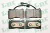 Комплект гальмівних колодок передн, ALFA ROMEO GIULIETTA 1.4-2.0D 04.10-12.20 LPR (05P1774) зображення 1