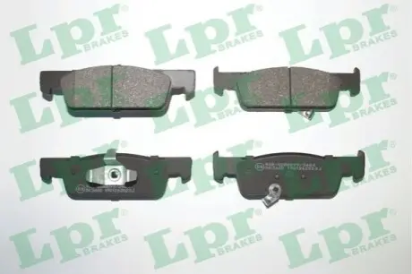 Комплект гальмівних колодок передн, SMART FORFOUR, FORTWO 0.9/1.0/Electric 07.14 LPR 05P2023