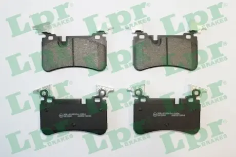 Комплект тормозных колодок задн, MERCEDES C (C204), C T-MODEL (S204), C (W204), CLK (A209), CLK (C209), CLS (C218), CLS (C219), CLS SHOOTING BRAKE (X218), E T-MODEL (S211) 5.4-6.3 03.00- LPR 05P2084