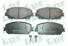 Комплект гальмівних колодок передн, MITSUBISHI ASX RENAULT ARKANA I, CAPTUR II, ESPACE V, GRAND SCENIC IV, MEGANE IV, SCENIC IV, TALISMAN 1.0-2.0D 02.15 LPR (05P2126) зображення 1
