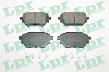 Комплект гальмівних колодок задн, MERCEDES A (V177), A (W177), B SPORTS TOURER (W247), CLA (C118), CLA SHOOTING BRAKE (X118), GLA (H247), GLB (X247) 1.3-2.0H 03.18- LPR 05P2132