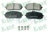 Комплект гальмівних колодок передн, MERCEDES A (V177), A (W177), B SPORTS TOURER (W247), CLA (C118), CLA SHOOTING BRAKE (X118), EQA (H243), EQB (X243) 1.3-Electric 01.18- LPR (05P2135K) зображення 1