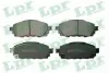 Комплект гальмівних колодок передн, TOYOTA HILUX VIII 2.4D 05.15 LPR (05P2143) зображення 1