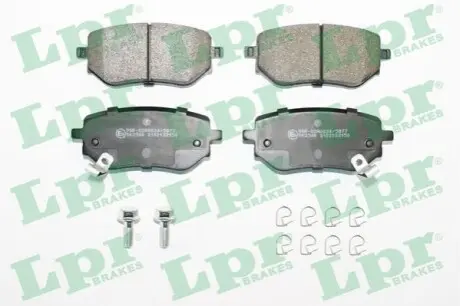 Комплект гальмівних колодок задн, MERCEDES X (470) NISSAN NAVARA NP300 RENAULT ALASKAN 2.3D/3.0D 01.15 LPR 05P2150