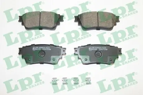 Комплект гальмівних колодок задн, MITSUBISHI ECLIPSE CROSS, OUTLANDER III 1.5-3.0 08.12 LPR 05P2180 Купити в Україні