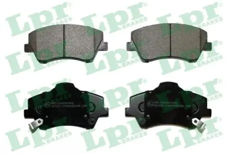 Комплект гальмівних колодок передн, HYUNDAI ELANTRA IV, ELANTRA VI, IONIQ KIA NIRO, NIRO I 1.6-Electric 01.06 LPR 05P2195