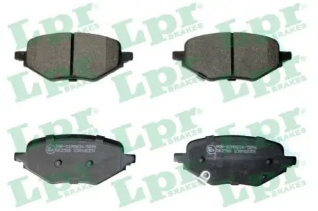 Комплект тормозных колодок задн, MG HS, ZS 1.0-Electric 10.17 LPR 05P2351