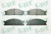 Комплект гальмівних колодок передн, FORD MAVERICK NISSAN NAVARA, PATHFINDER I, PICK UP, TERRANO I, URVAN SUBARU SVX 2.0-3.3 12.82 LPR (05P379) зображення 1