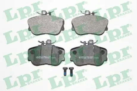 Комплект гальмівних колодок передн, MERCEDES C T-MODEL (S202), C (W202) 1.8-3.6 03.93-03.01 LPR 05P492