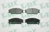 Комплект гальмівних колодок передн, HONDA ACCORD II HYUNDAI ACCENT, ACCENT I, ACCENT II, GETZ, LANTRA I, LANTRA II, PONY, PONY / EXCEL, S 1.1-1.8 09.83-12.10 LPR (05P542) зображення 1