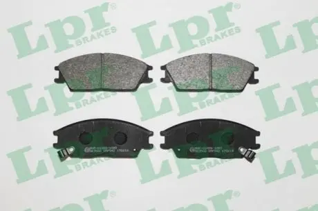 Комплект гальмівних колодок передн, HONDA ACCORD II HYUNDAI ACCENT, ACCENT I, ACCENT II, GETZ, LANTRA I, LANTRA II, PONY, PONY / EXCEL, S 1.1-1.8 09.83-12.10 LPR 05P542