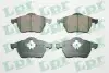 Комплект гальмівних колодок передн, FORD GALAXY I, GALAXY MK I SEAT ALHAMBRA VW SHARAN 1.8-2.8 03.95-03.10 LPR (05P612) зображення 1