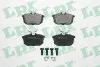 Комплект гальмівних колодок задн, VOLVO S40 I, V40 MITSUBISHI CARISMA, COLT, COLT CZC VI, COLT VI, SPACE STAR SMART FORFOUR 1.1-2.0D 05.95-06.12 LPR (05P621) зображення 1