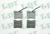 Комплект гальмівних колодок задн, PEUGEOT 406, 607 1.8-3.0 11.95-08.05 LPR (05P623) зображення 1