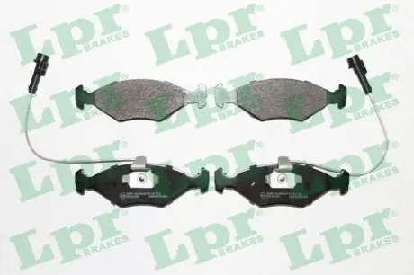 Тормозные колодки, дисковый тормоз.) LPR 05P680