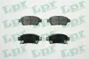 Комплект гальмівних колодок передн, TOYOTA ECHO, PLATZ, PROBOX / SUCCEED, VIOS / SOLUNA VIOS, YARIS, YARIS VERSO 1.0-1.5 04.99-08.14 LPR (05P700) зображення 1