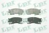 Комплект гальмівних колодок передн, KIA CARENS I, CERATO, CERATO I, CLARUS, RIO I, ROADSTER, SEPHIA, SHUMA II 1.3-2.0 09.93 LPR (05P809) зображення 1