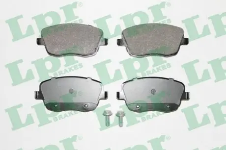 Комплект гальмівних колодок передн, SEAT CORDOBA, IBIZA III, IBIZA IV, IBIZA IV SC, IBIZA IV ST SKODA FABIA I, FABIA I PRAKTIK, FABIA II, ROOMSTER, ROOMSTER PRAKTIK VW POLO IV 1.0-2.0D 08.99 LPR 05P817