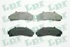 Комплект гальмівних колодок передн, FORD USA BRONCO II, EXPLORER, F-250, F-350, RANGER MAZDA B-SERIE, XEDOS 9 2.0-7.5 09.85-09.07 LPR (05P989) зображення 1