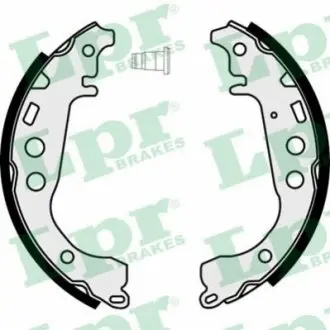 Гальмівна колодка DAIHATSU CHARADE VIII GREAT WALL COOLBEAR, FLORID, PERI, VOLEEX C10, VOLEEX C30 SUBARU JUSTY IV TOYOTA ALLION I, ALLION II, BB I, CELICA, COROLLA, ECHO 1.0-2.4D 08.83 LPR 07860