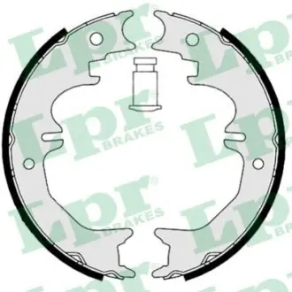 Гальмівна колодка LEXUS GX TOYOTA 4 RUNNER IV, 4 RUNNER V, FJ CRUISER, FORTUNER, LAND CRUISER, LAND CRUISER 200, LAND CRUISER 80, LAND CRUISER 90, LAND CRUISER PRADO, SEQUOIA 2.4-4.7 11.84 LPR 08850