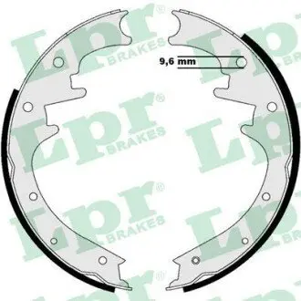 Гальмівна колодка JEEP CHEROKEE, GRAND CHEROKEE I 2.4-5.2 09.91-01.08 LPR 08990