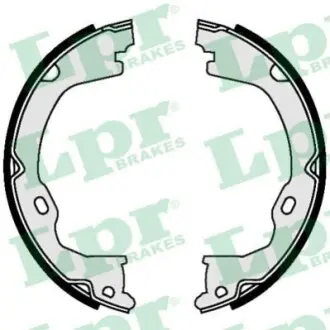 Гальмівна колодка CHRYSLER VOYAGER II DODGE NITRO JEEP CHEROKEE, COMPASS, GLADIATOR, GRAND CHEROKEE I, WRANGLER I, WRANGLER III, WRANGLER IV 2.0-6.4 08.86 LPR 09550