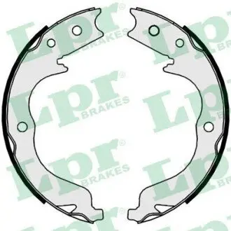 Гальмівна колодка CITROEN C-CROSSER, C-CROSSER ENTERPRISE MITSUBISHI ENDEAVOR, GRANDIS, LANCER VIII, OUTLANDER II PEUGEOT 4007 SUBARU BRZ, FORESTER, IMPREZA, LEGACY III 1.5-3.8 12.98 LPR 09860