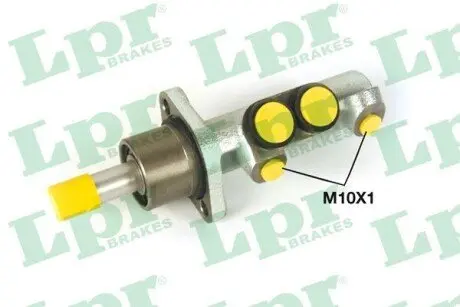 Головний гальмівний циліндр (23,81мм) RENAULT MEGANE I, MEGANE I CLASSIC, MEGANE I COACH, MEGANE SCÉNIC, SCENIC I 1.4-2.0 03.96-12.08 LPR 1907