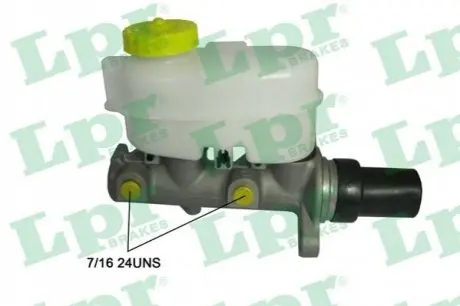 Головний гальмівний циліндр (23,81мм) CHRYSLER CARAVAN, GRAND VOYAGER III, VOYAGER III, VOYAGER IV DODGE CARAVAN PLYMOUTH VOYAGER 2.0-3.8 01.95-12.08 LPR 6034 Купити в Україні