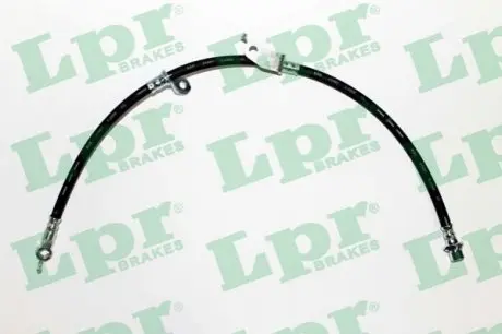 Фото Шланг гальмівний (передній) Toyota Corolla 05-14 (L) (657mm) LPR (6T48422) зображення 1