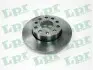 Диск гальмівний задн Лів/Прав AUDI A3 SEAT ALTEA, ALTEA XL, TOLEDO III SKODA OCTAVIA I, OCTAVIA II, SUPERB II VW CADDY III, GOLF PLUS V, GOLF V, GOLF VI, GOLF VII 1.2-3.2 09.00-08.20 LPR (A1010P) зображення 1